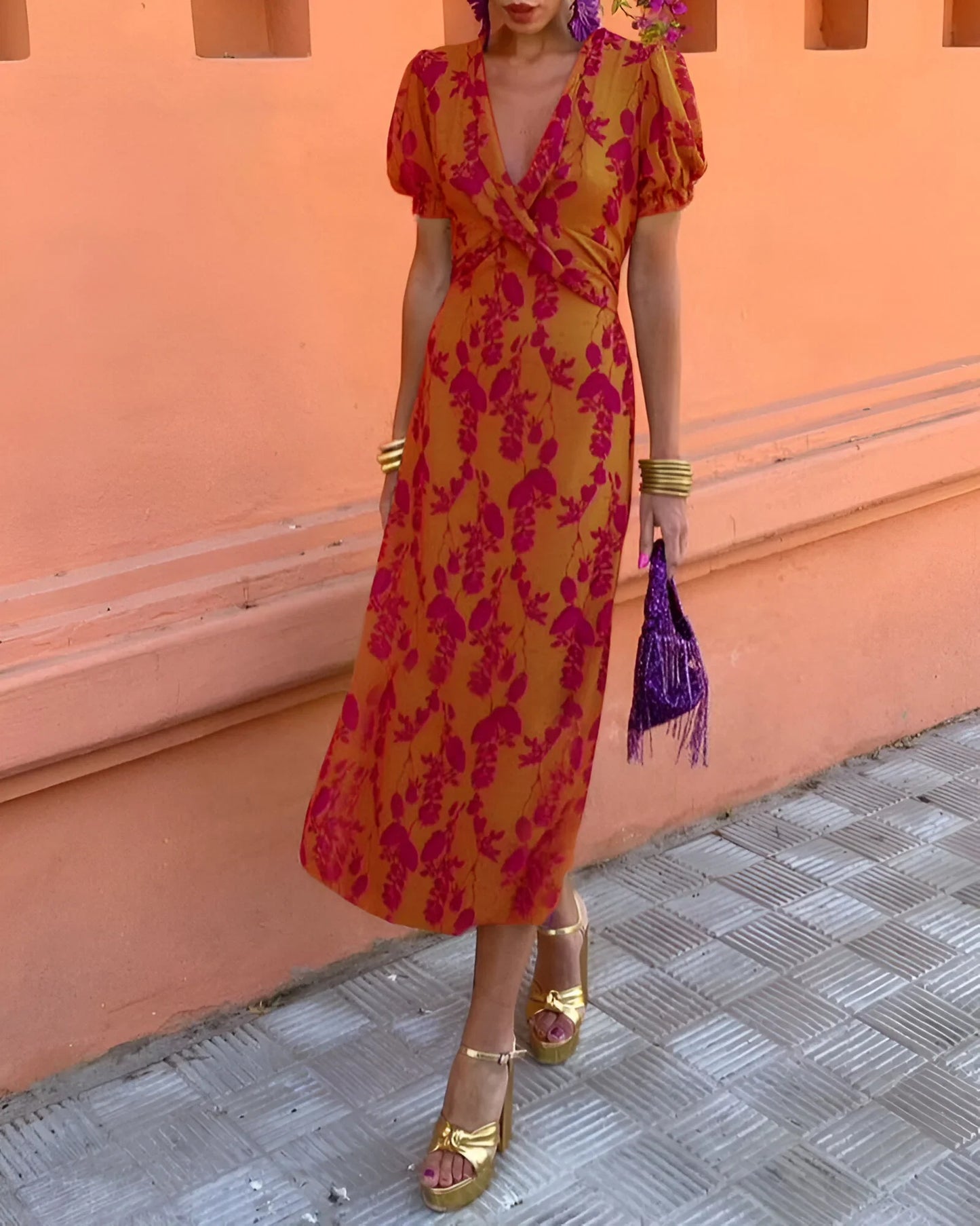 Melys | Elegancka i uniwersalna letnia sukienka