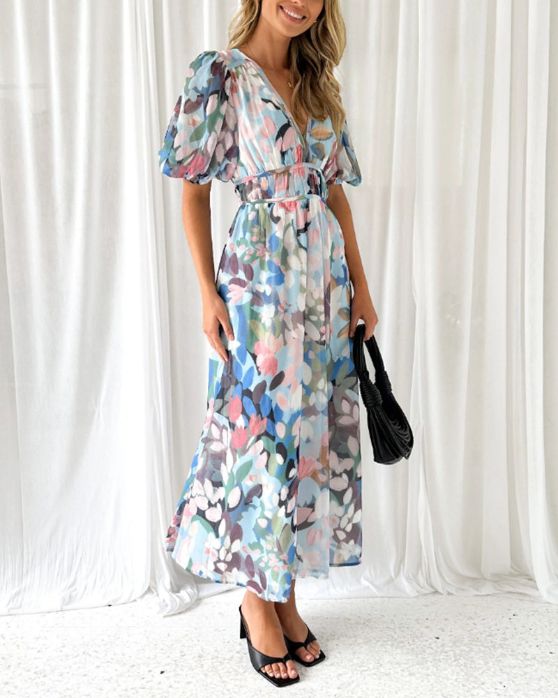 Elvira - Sukienka maxi boho chic