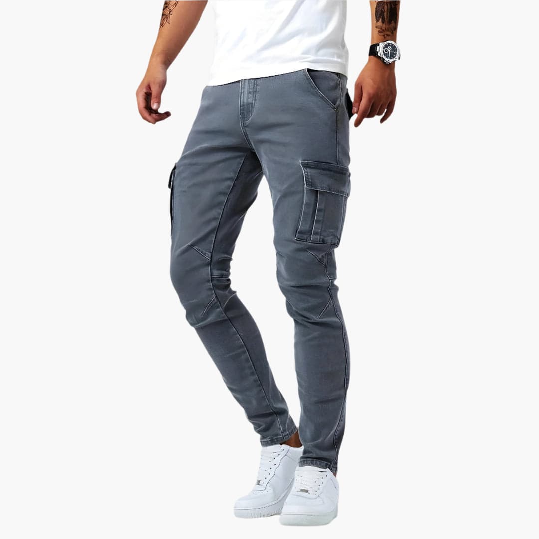 Alex | Jeansy cargo ze stretchem