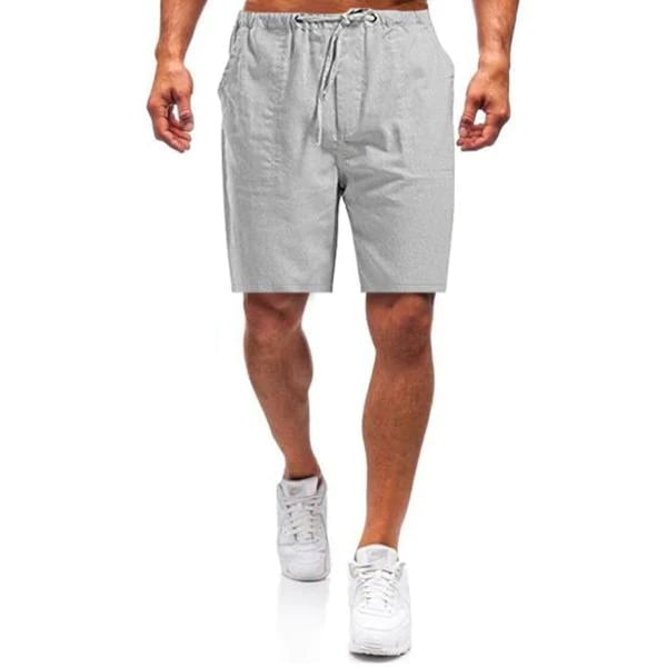 Olgierd / Luźne lniane szorty casual