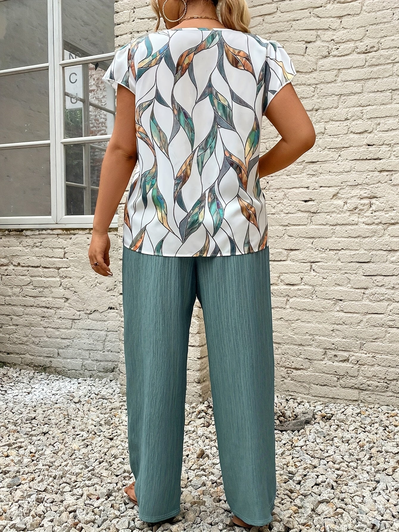 Lidia - Letni Zestaw Francuski Plus Size