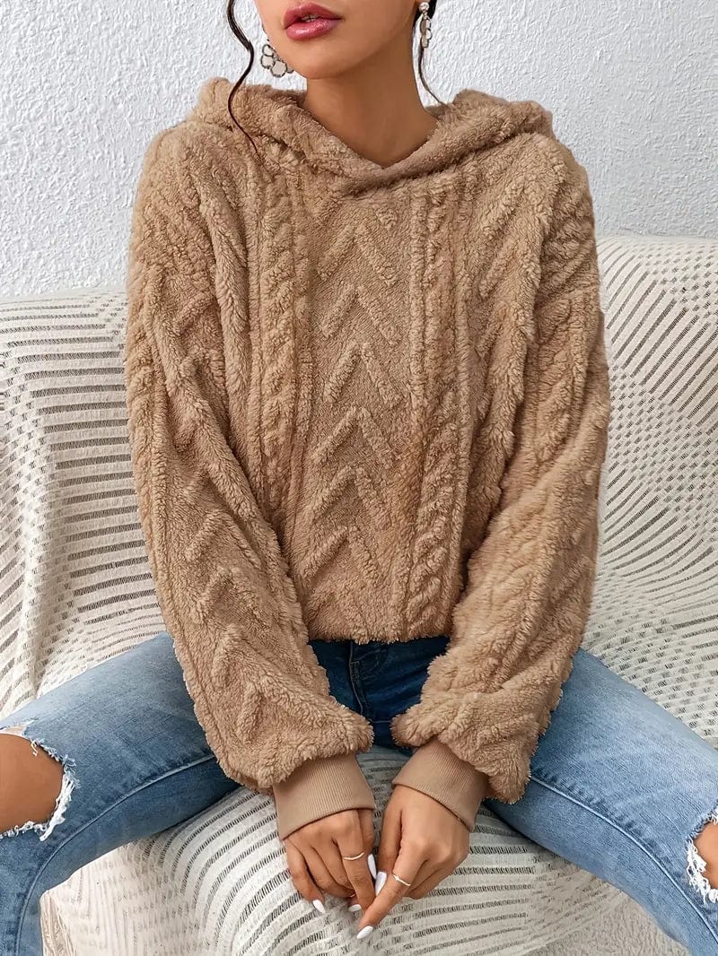 Dzianina The Chill Cocoon Bluza z kapturem