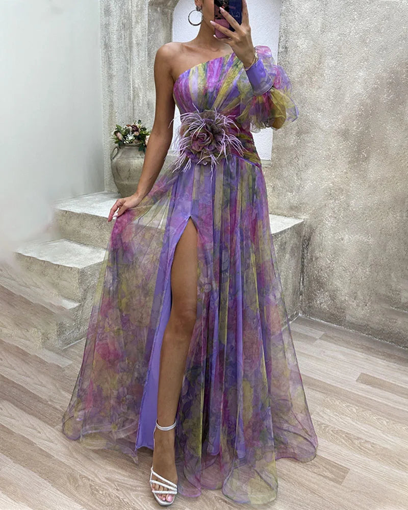 Kehlani | Elegancka sukienka maxi