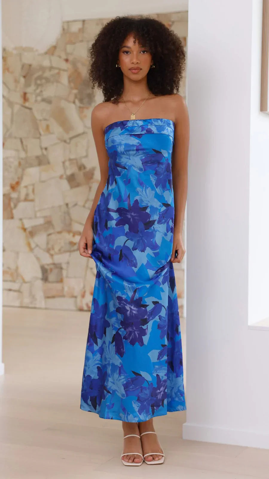 Sukienka maxi Amelia w kwiaty