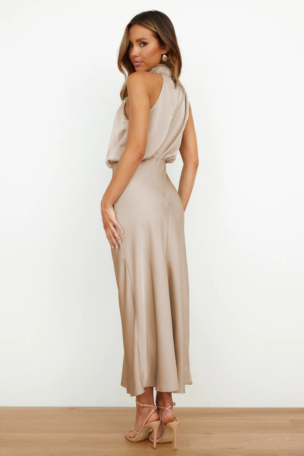 Valeria™ | Sukienka maxi z dekoltem halter