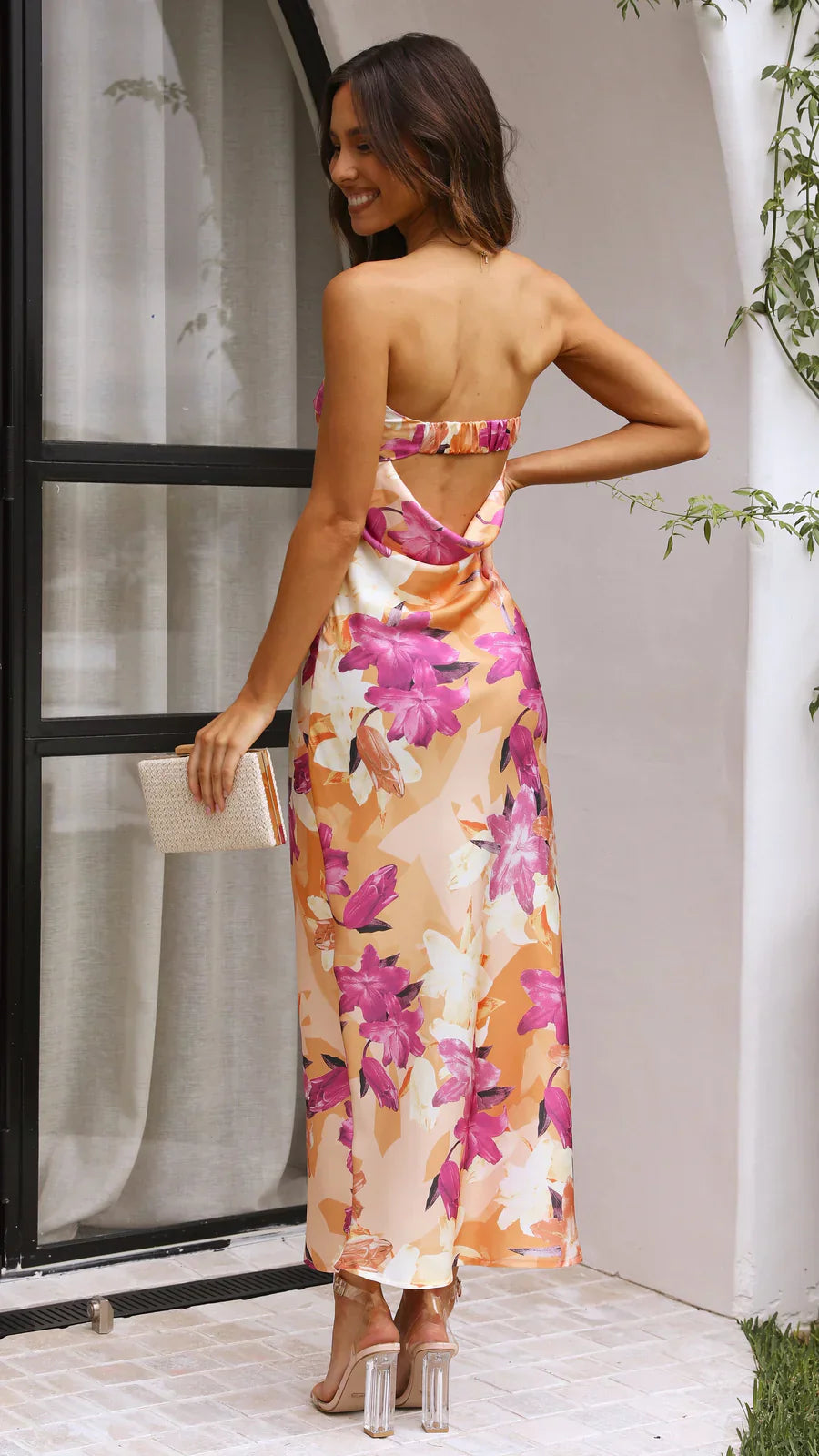 Sukienka maxi Amelia w kwiaty