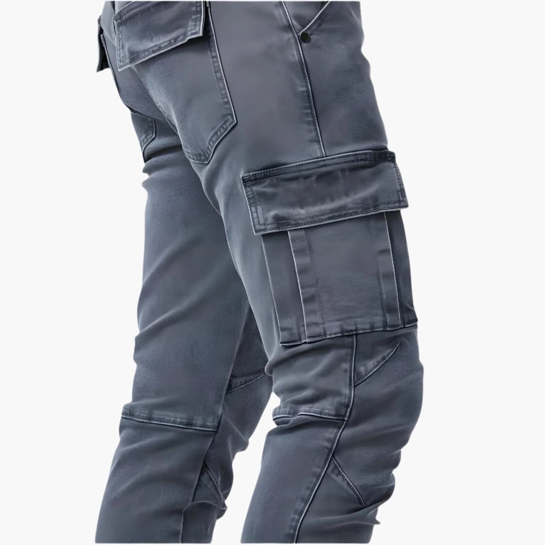Alex | Jeansy cargo ze stretchem