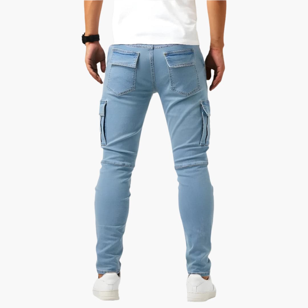 Alex | Jeansy cargo ze stretchem