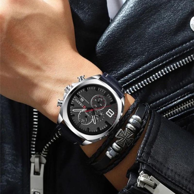 Adrian – wodoodporny sportowy chronograf w stylu militarnym
