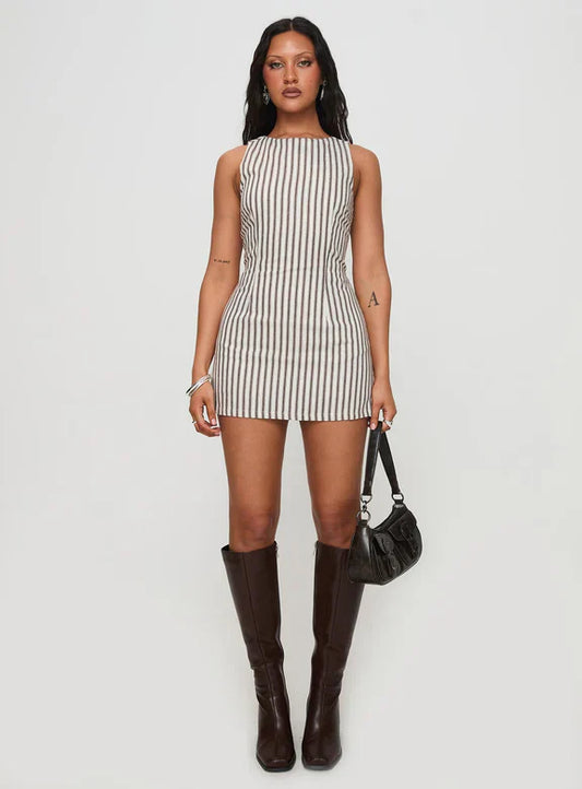 Letni kombinezon w paski Elisa