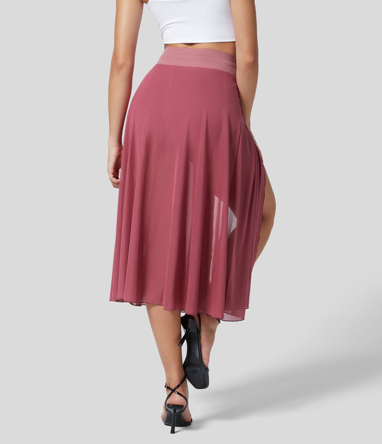 Spódnica midi 2 w 1 Livia