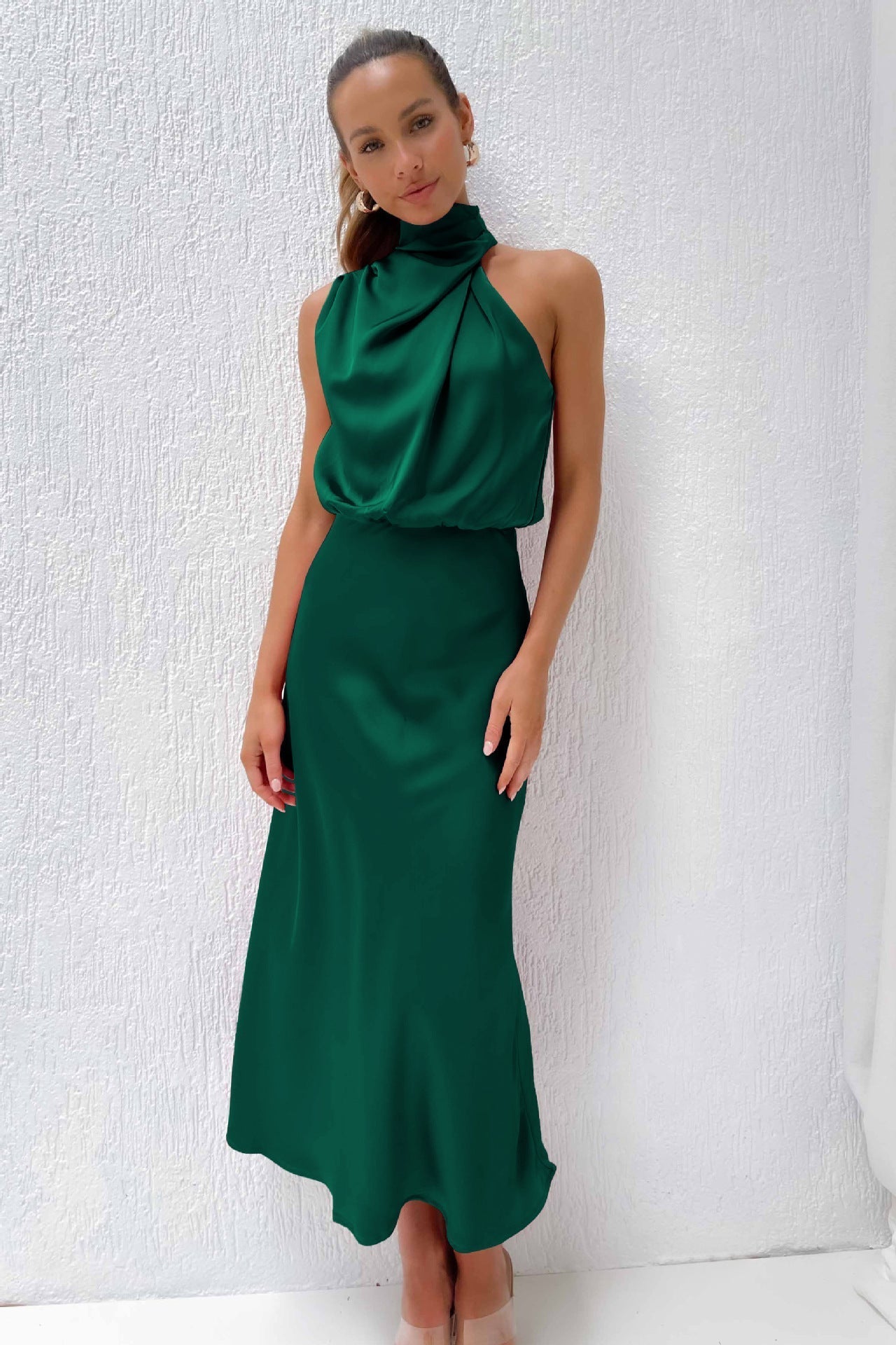 Valeria™ | Sukienka maxi z dekoltem halter