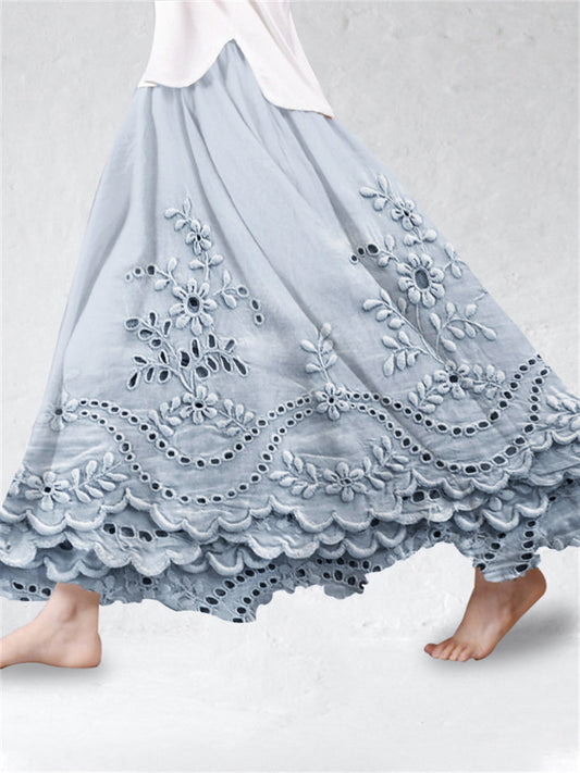WALTERA – boho spódnica maxi z nadrukiem