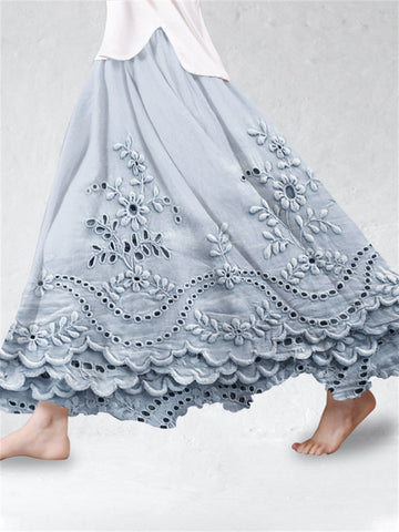 WALTERA – boho spódnica maxi z nadrukiem