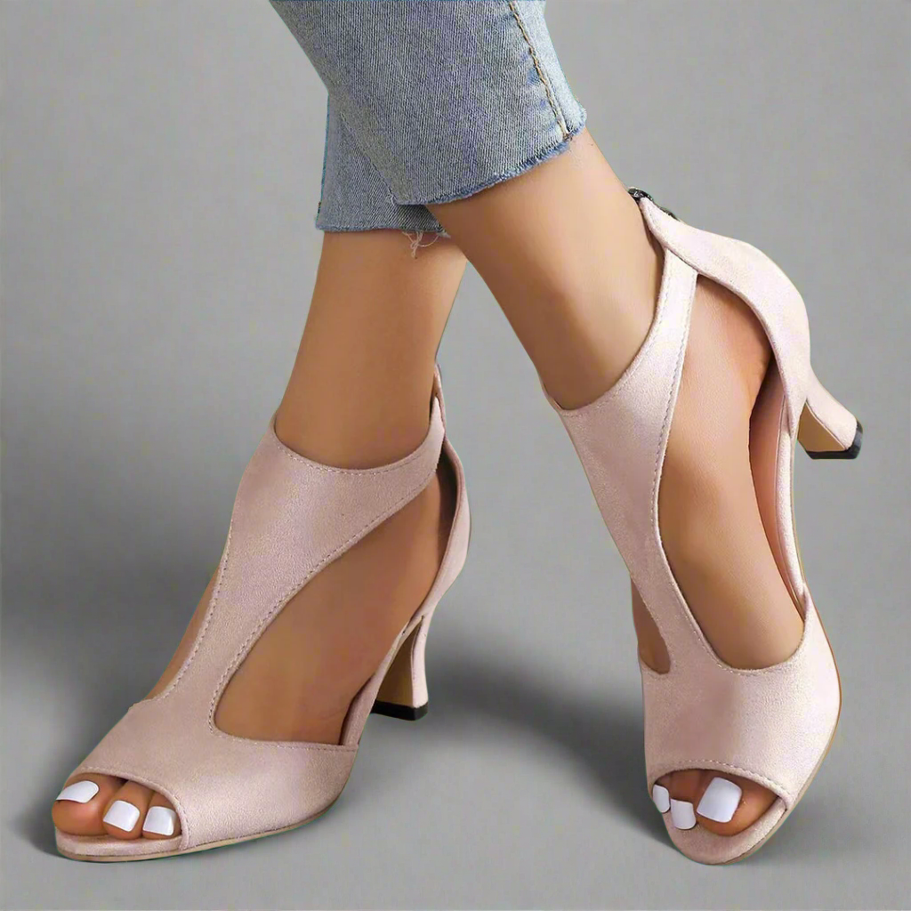Heidrun | Eleganckie wygodne buty na obcasie