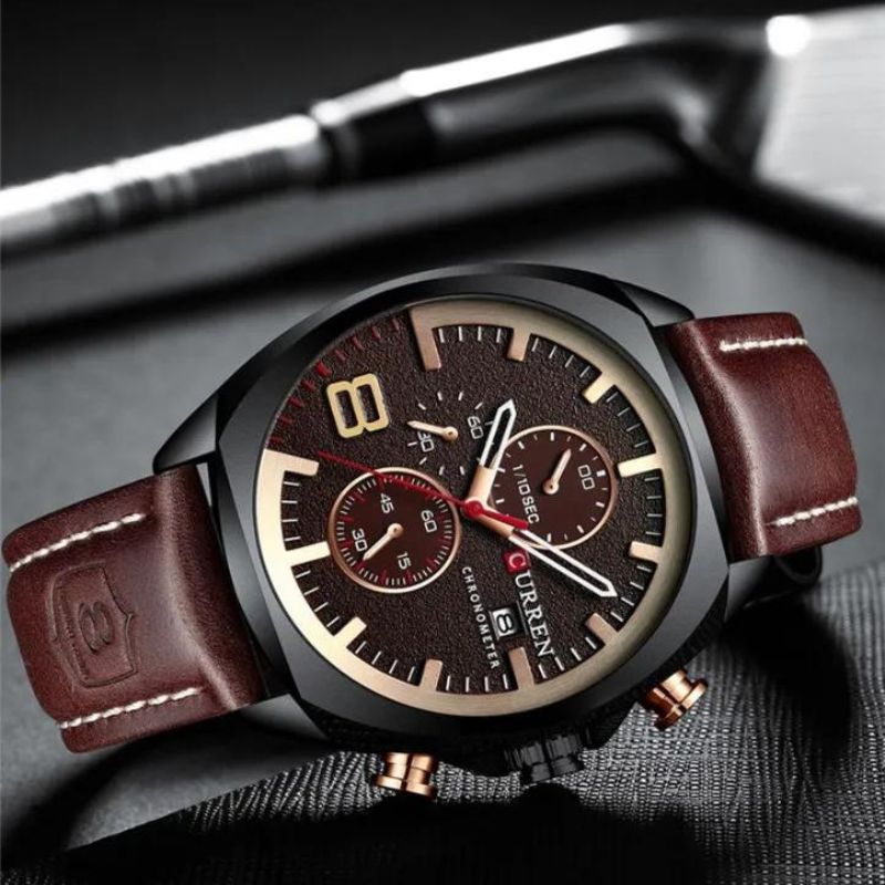 Adrian – wodoodporny sportowy chronograf w stylu militarnym