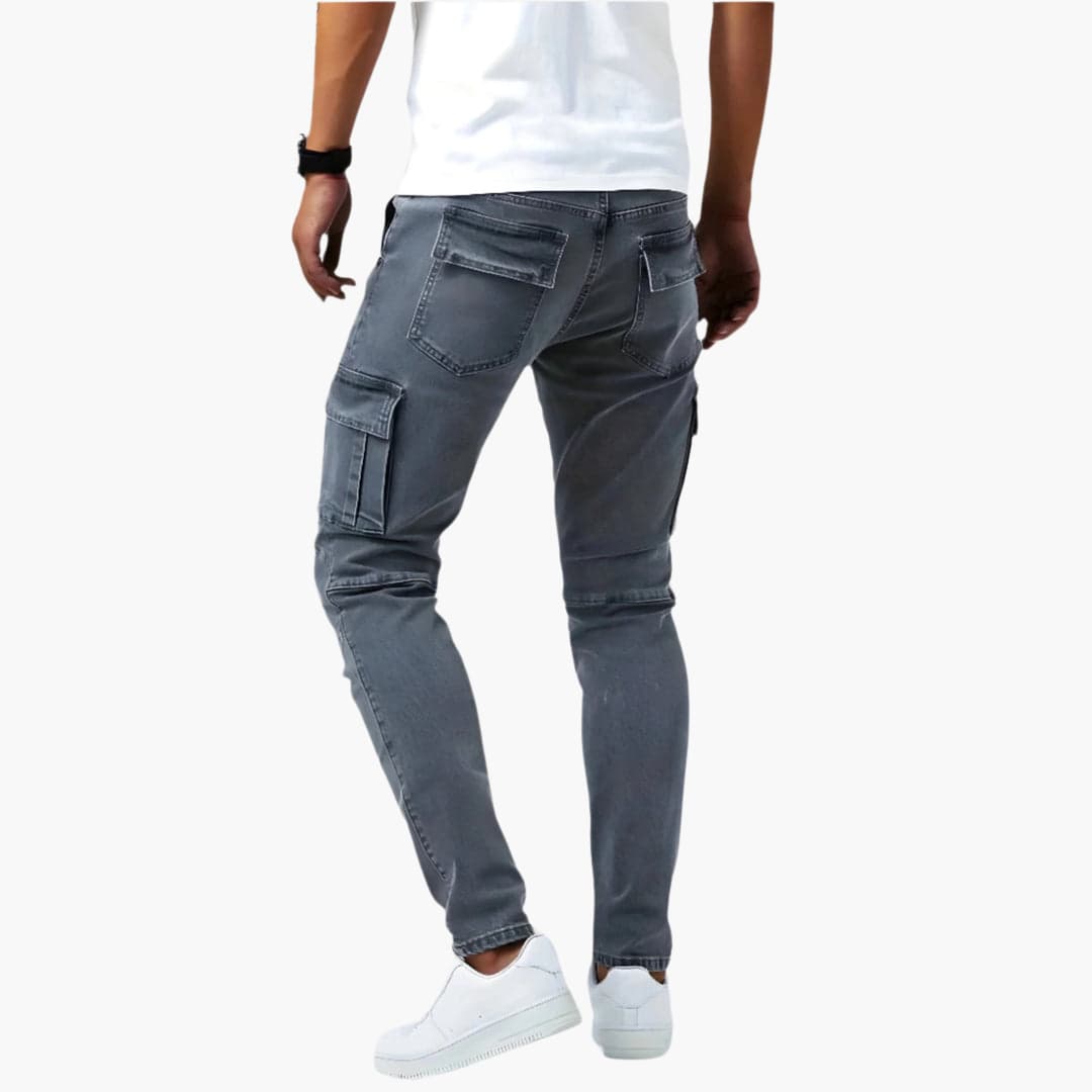 Alex | Jeansy cargo ze stretchem