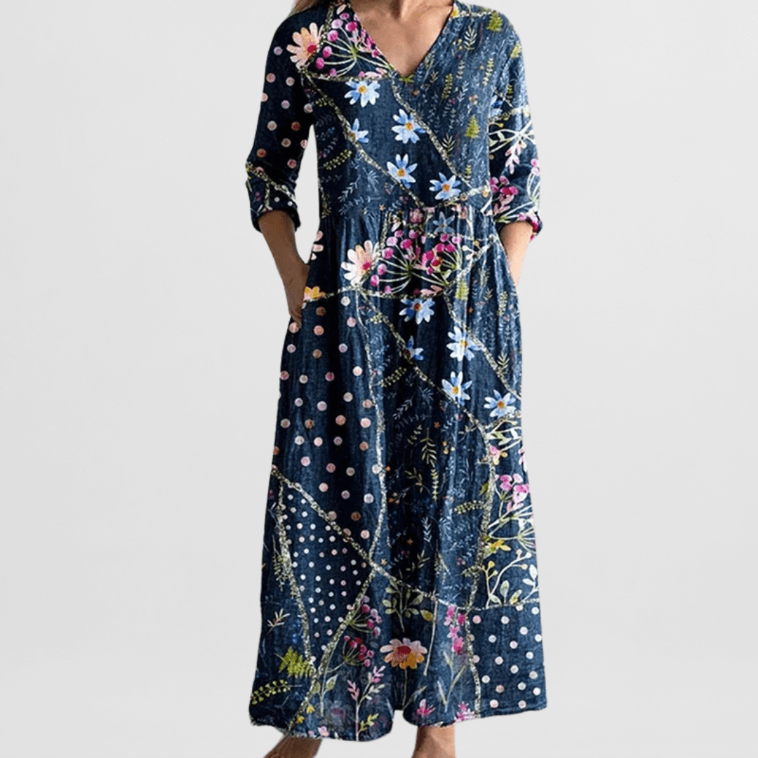 Sukienka maxi Serena w kwiaty