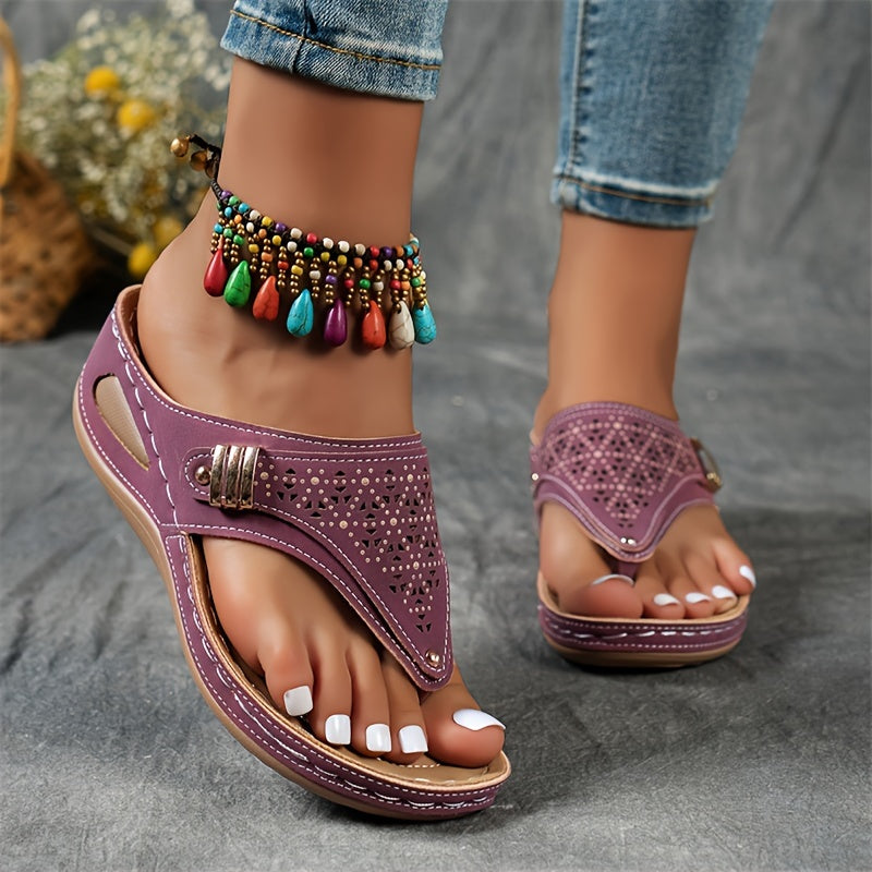 Lucyna | Boho sandały