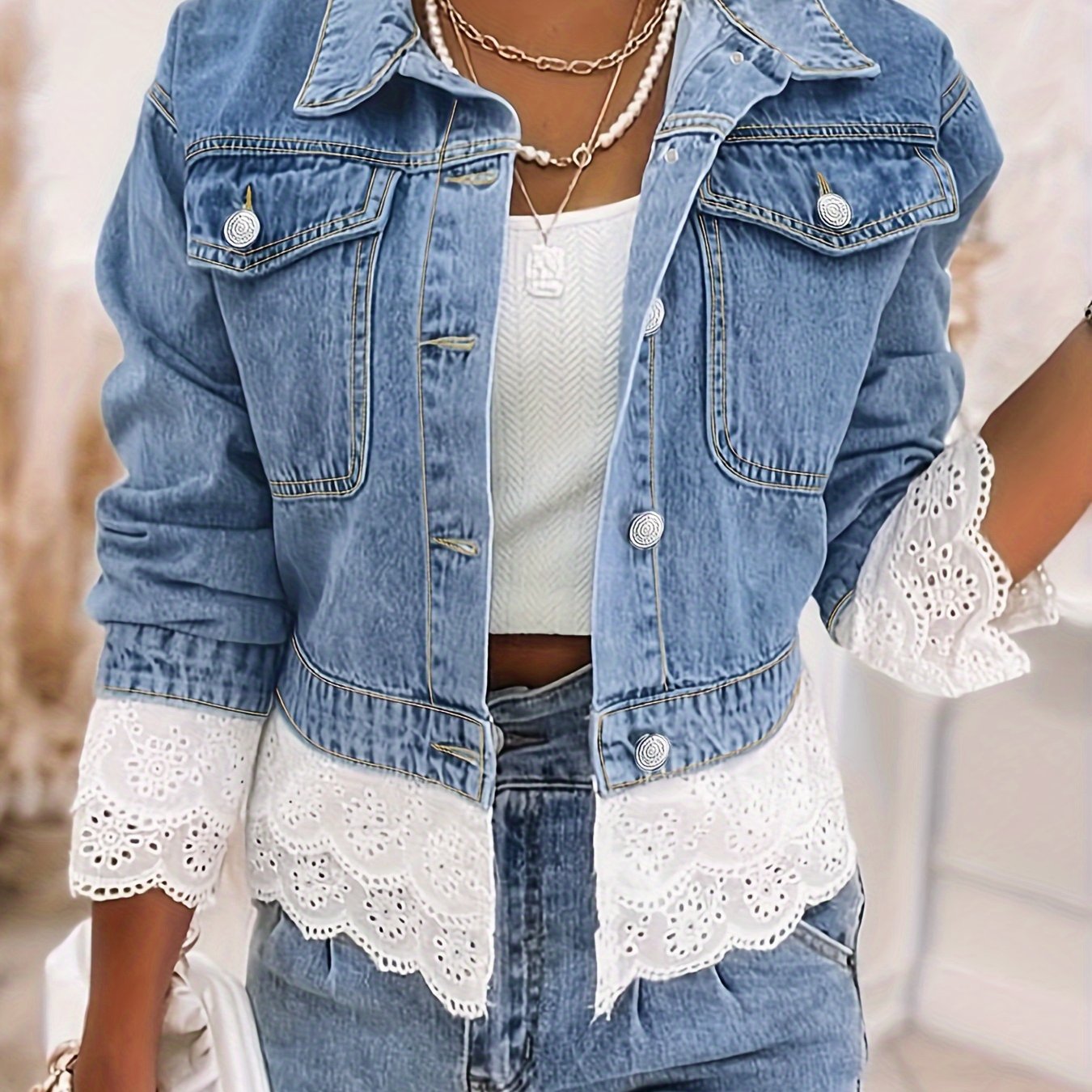 Dorota - Koronkowy Denim