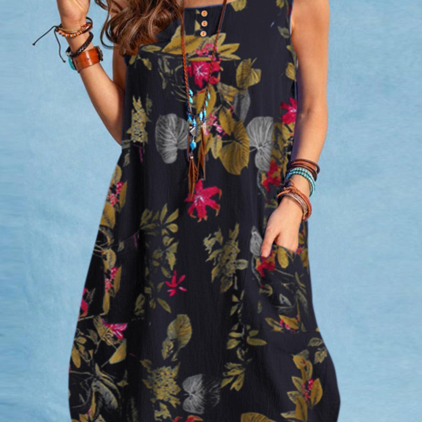 Danuta – Sukienka Midi Vintage Plus Size