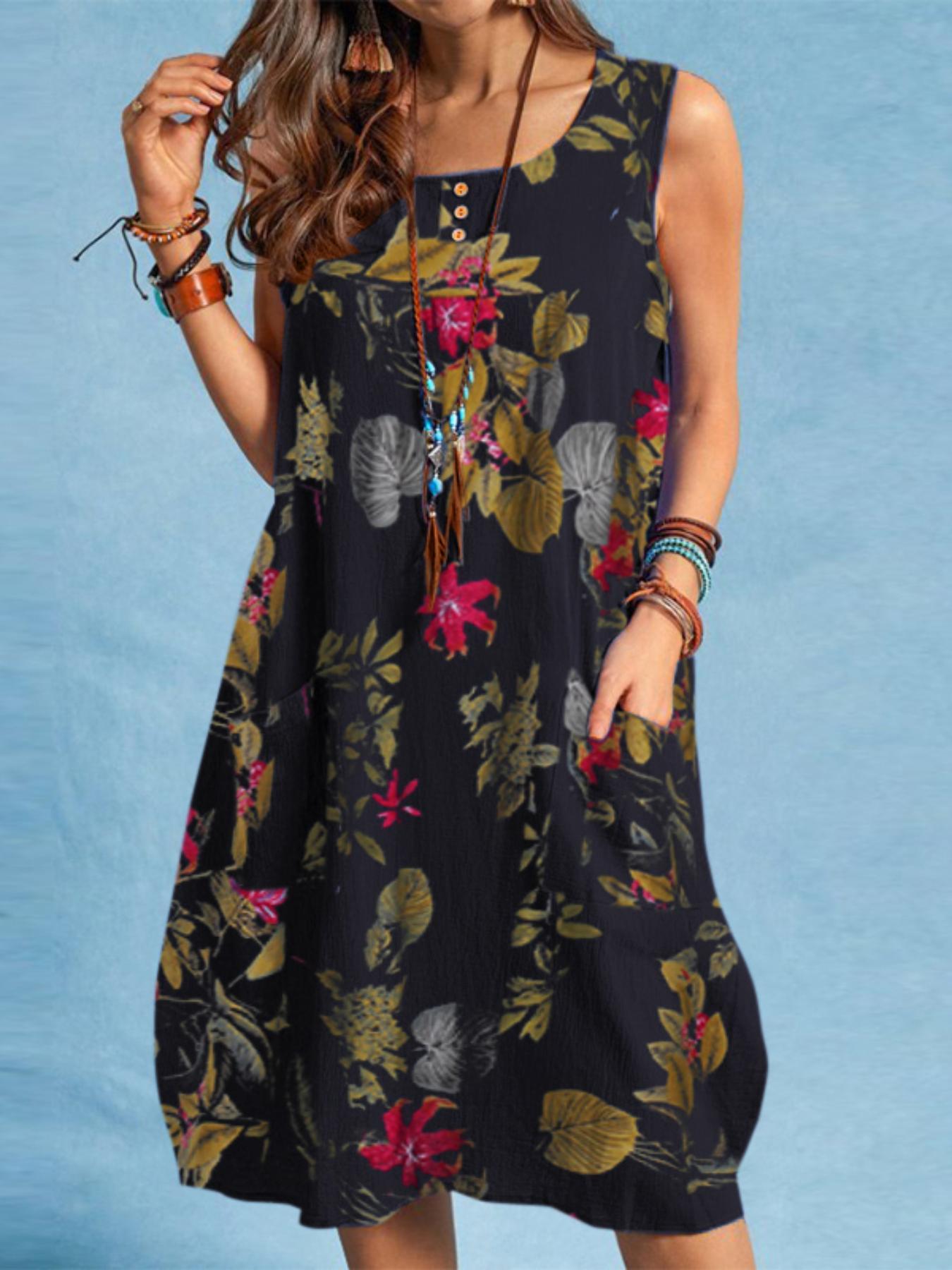 Danuta – Sukienka Midi Vintage Plus Size