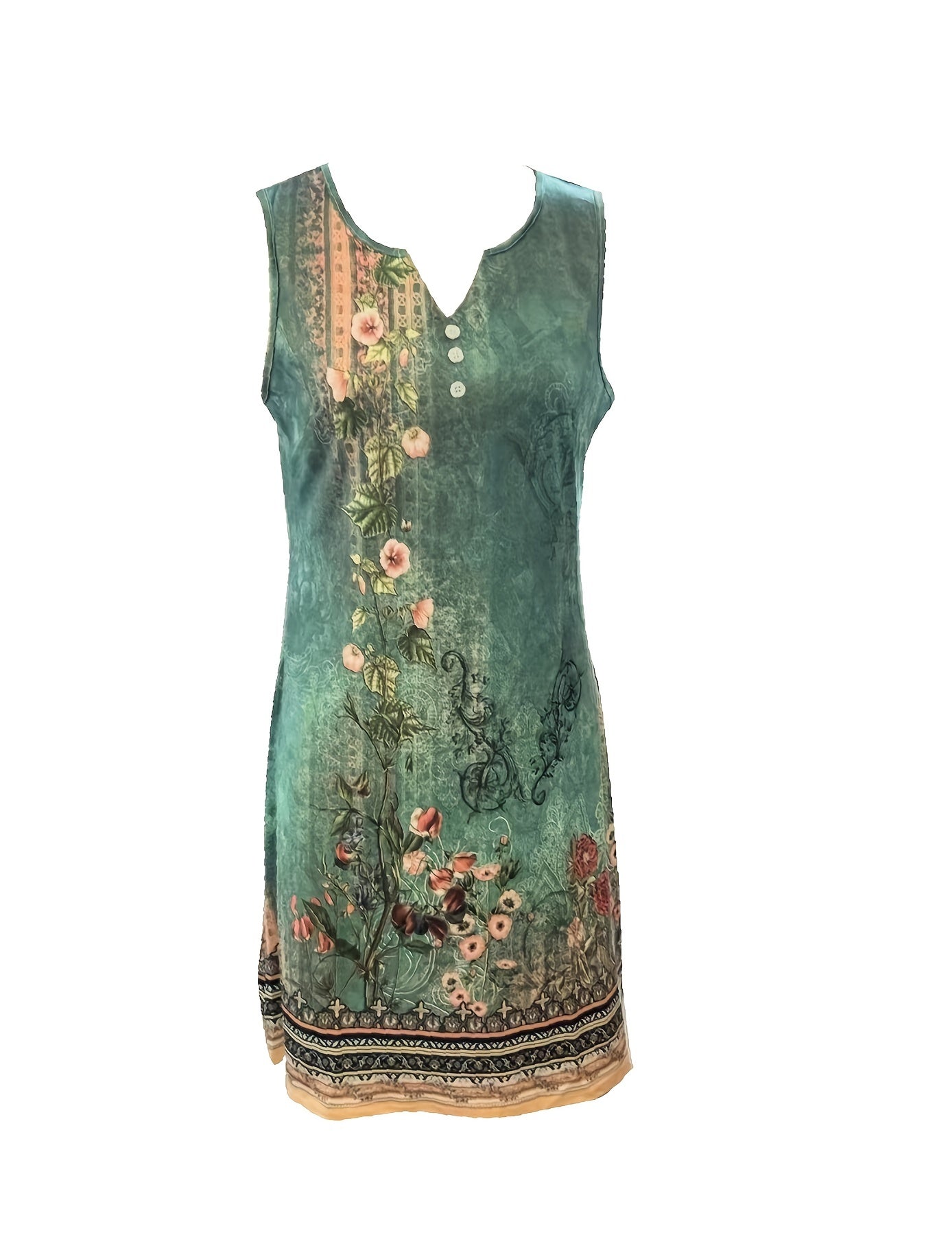Sukienka maxi Karolina z eleganckim kwiatowym wzorem