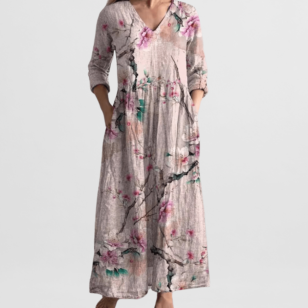 Sukienka maxi Serena w kwiaty