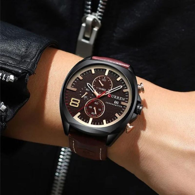 Adrian – wodoodporny sportowy chronograf w stylu militarnym