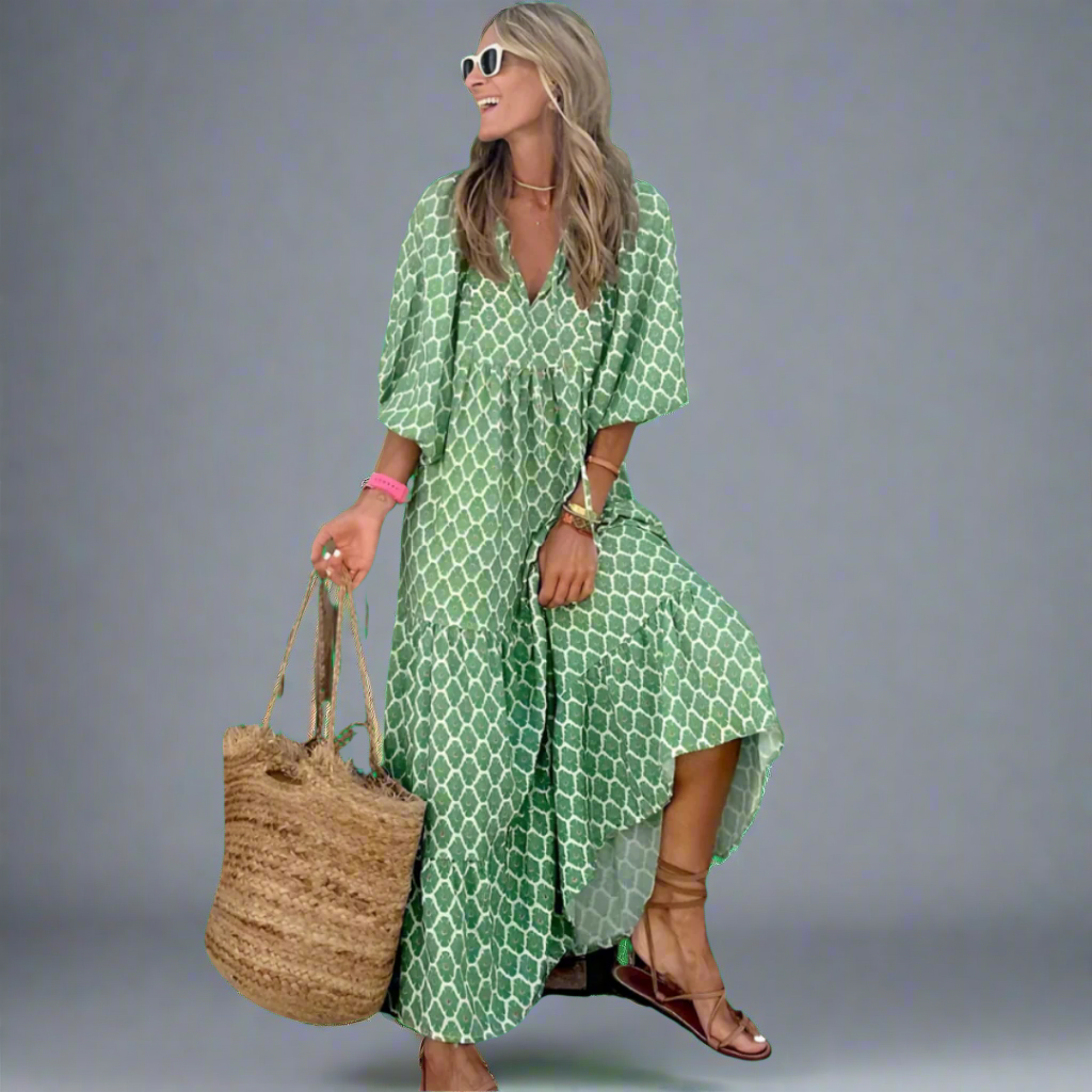 Paldruna | Elegancka sukienka maxi o wygodnym kroju