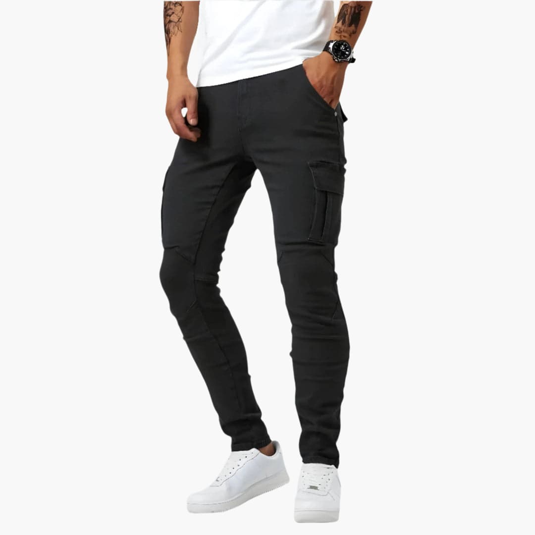 Alex | Jeansy cargo ze stretchem