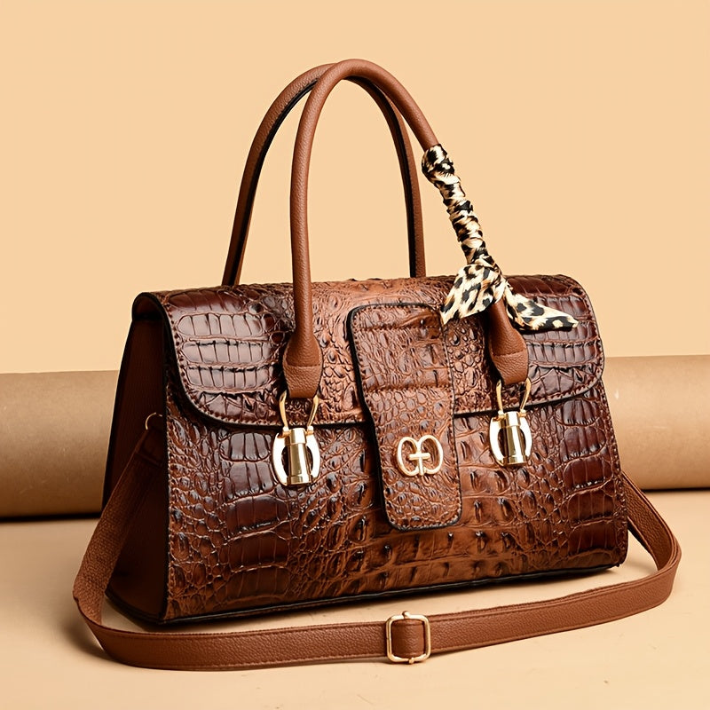 Matylda - Torebka Krokodylowa Magnetyczna