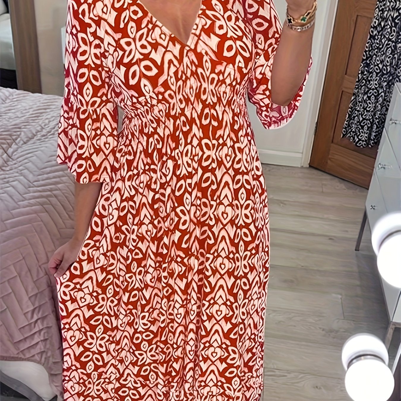 Stefania – Sukienka Z Dekoltem W Serek