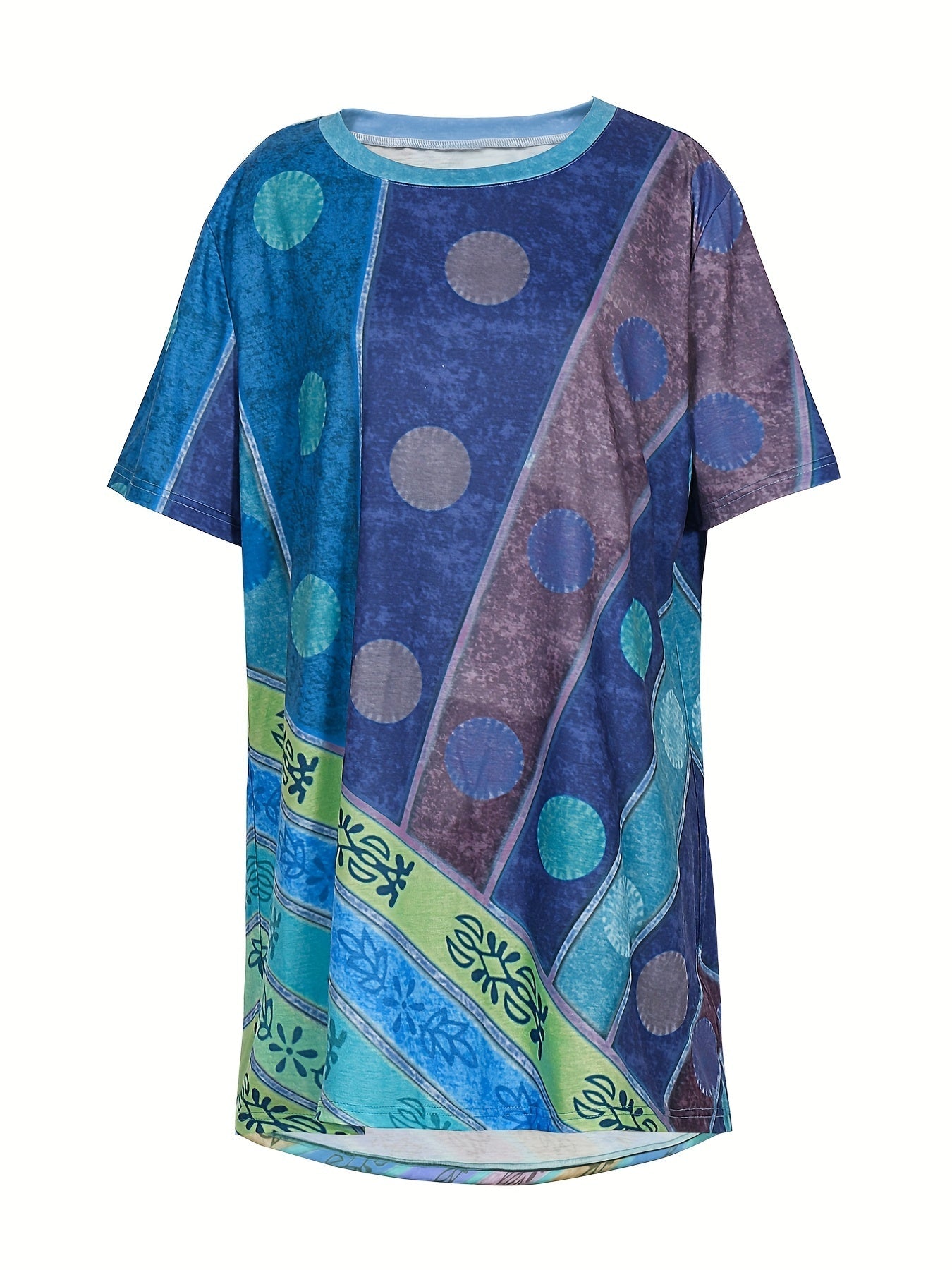 Helena – Plus Size Boho Top Z Kwiatami