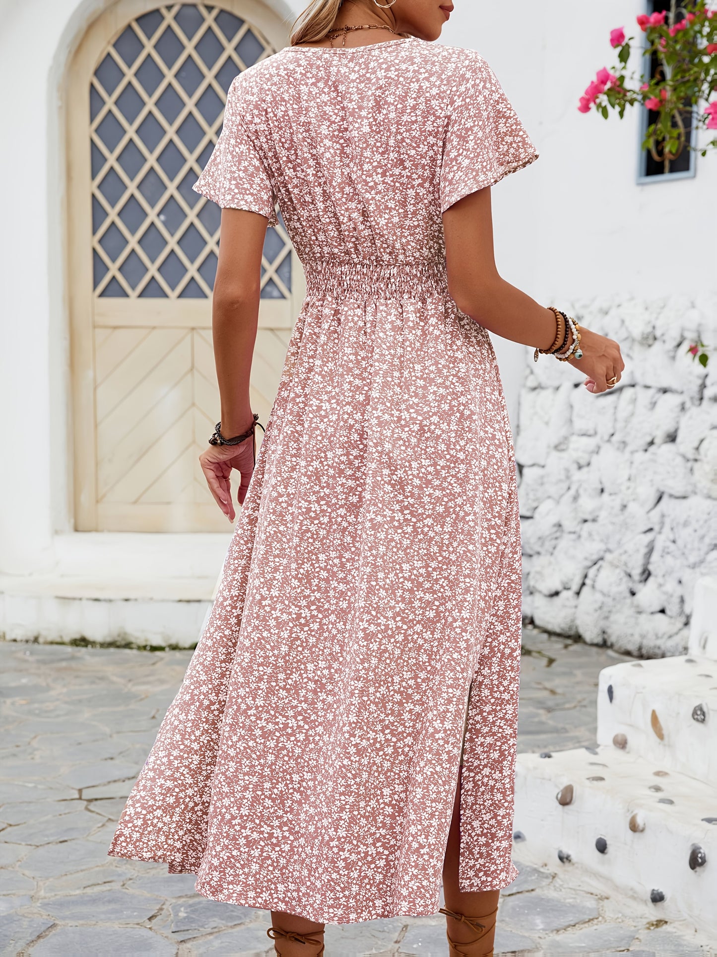 Sara / Kwiatowa Sukienka Maxi
