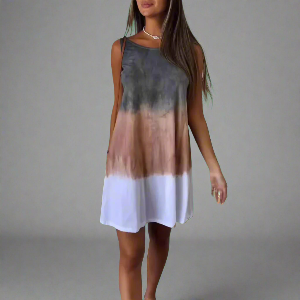 Dobrze | Modne mini kapcie z efektem tie-dye