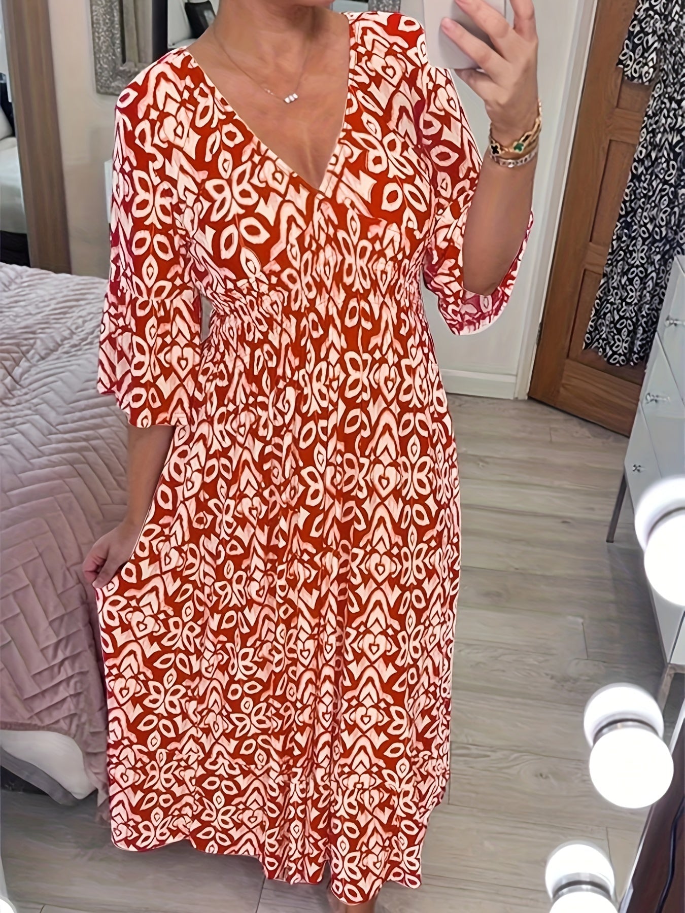 Stefania – Sukienka Z Dekoltem W Serek