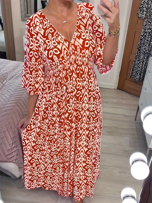 Stefania – Sukienka Z Dekoltem W Serek