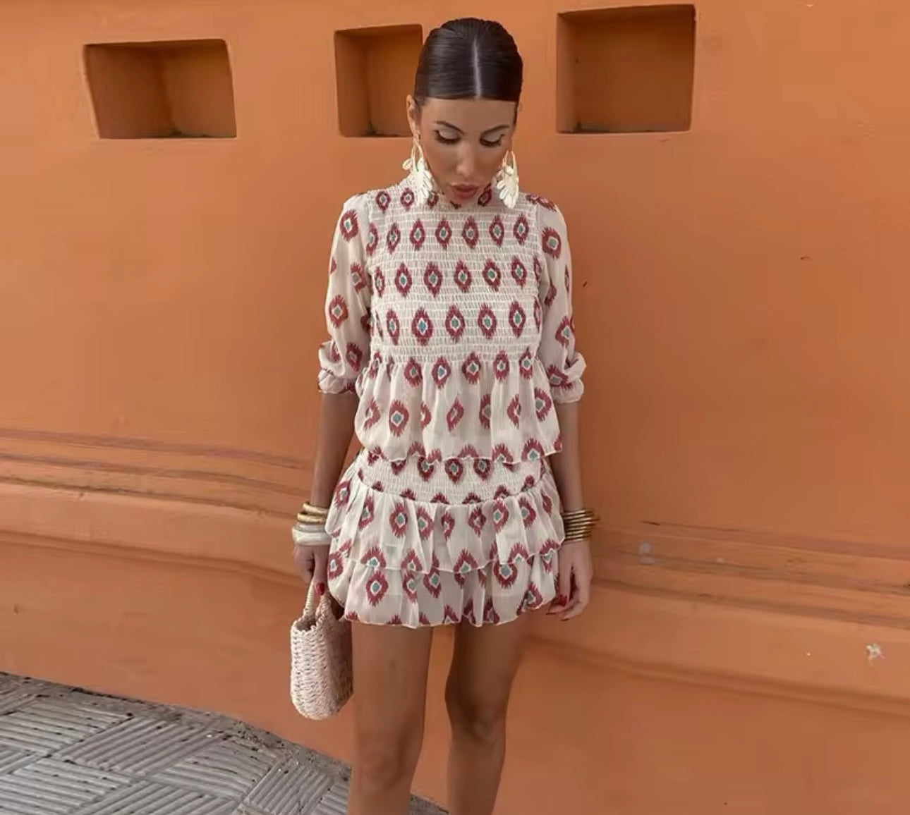 Edyta | Krótka sukienka w stylu vintage