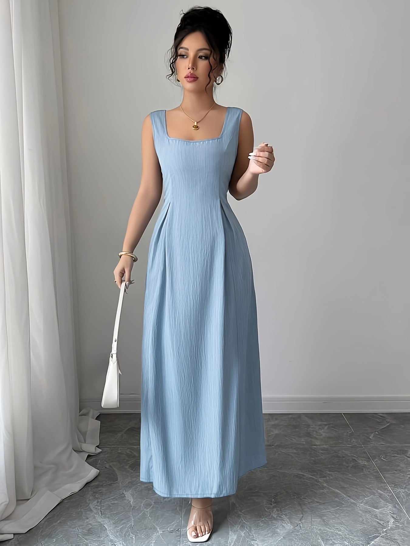 Marcelina – Minimalistyczna Sukienka Maxi
