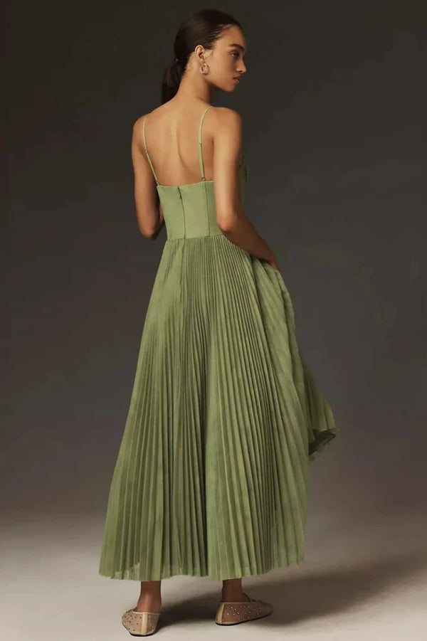Olivia | Elegancka Plisowana Sukienka