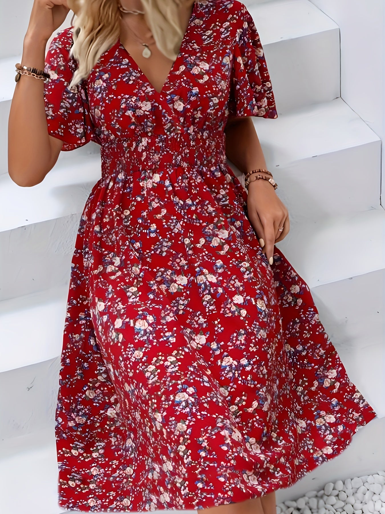 Iza / Boho Sukienka Kwiatowa