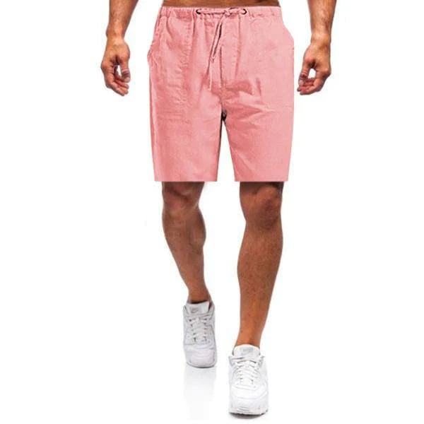 Olgierd / Luźne lniane szorty casual