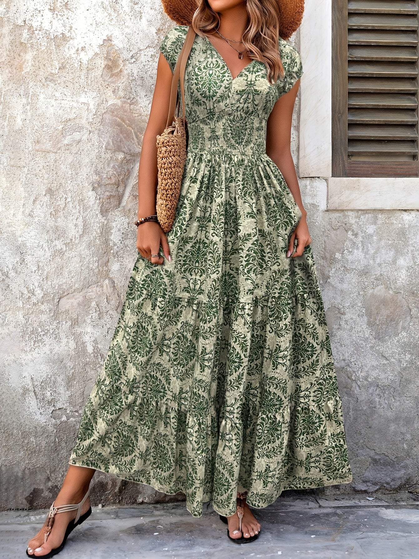 Natalia / Kwiatowa Sukienka Maxi