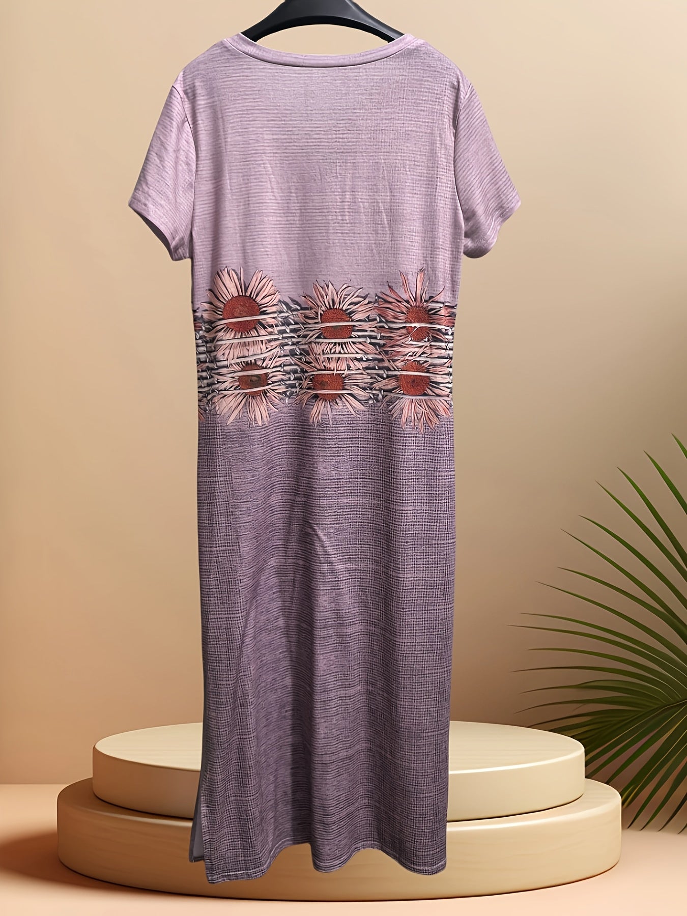 Renata – Sukienka Maxi W Tropikalny Print