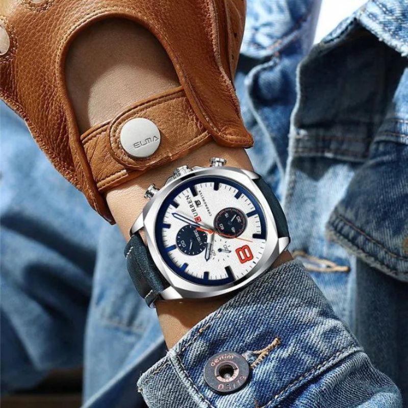 Adrian – wodoodporny sportowy chronograf w stylu militarnym