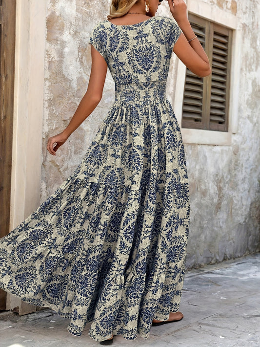 Natalia / Kwiatowa Sukienka Maxi