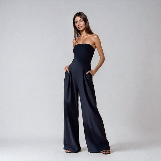 Kinga – Elegancki kombinezon bez ramiączek