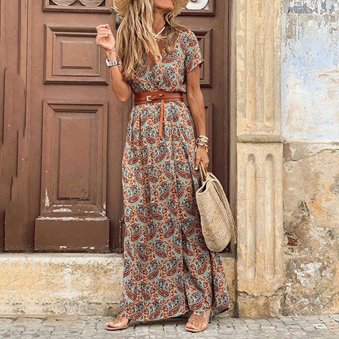 Zuzanna | Elegancka sukienka boho w szykownym stylu