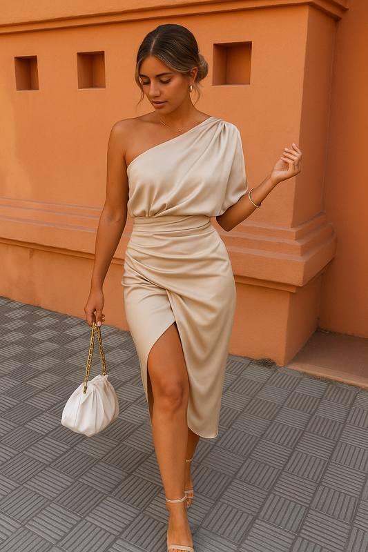 Emilia | Elegancka asymetryczna sukienka